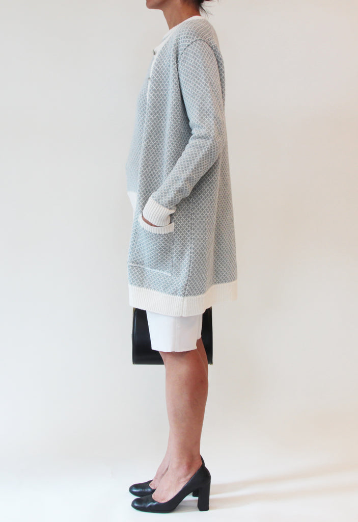 Linen Long Sleeve Cardigan With Pockets