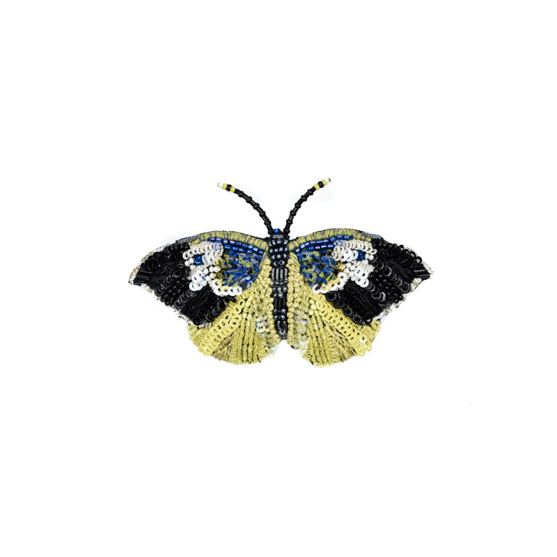 Hand Beaded Butterfly Pin