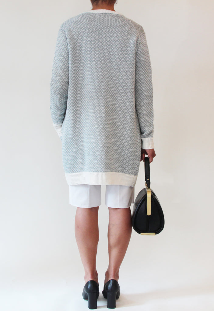 Linen Long Sleeve Cardigan With Pockets