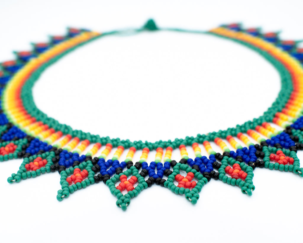 Glass Hand Beaded Necklace