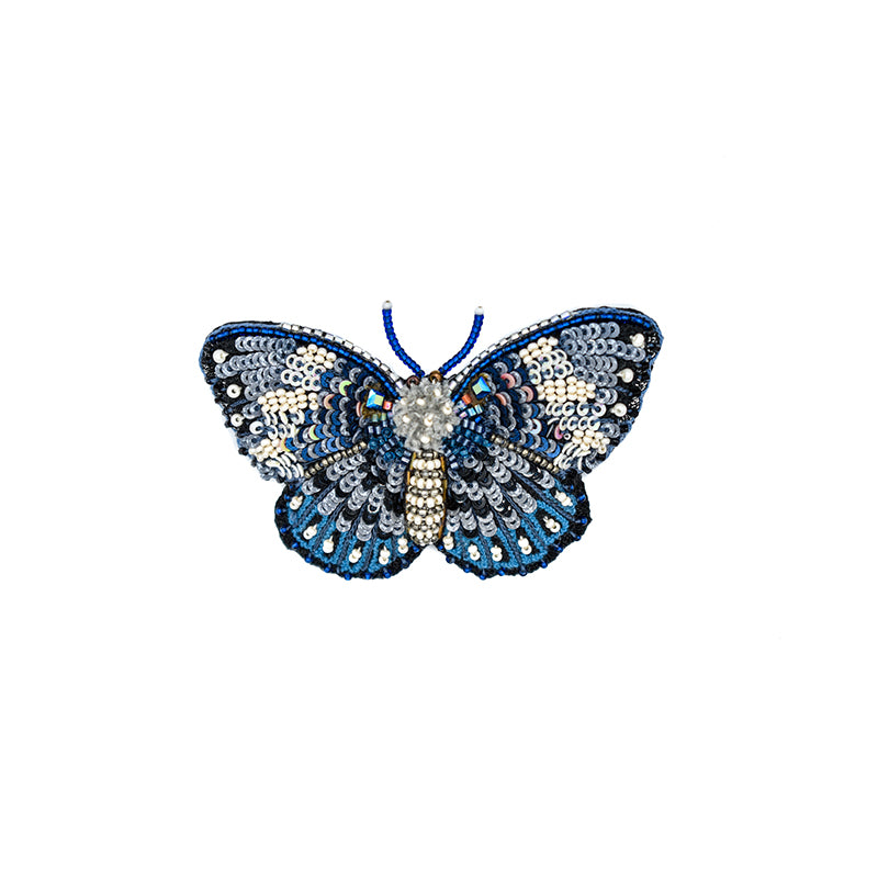 Hand Beaded Butterfly Pin – Jussara Lee