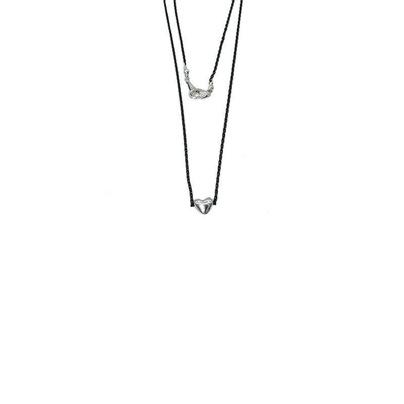 Jenny Sheriff Mini Crush Necklace With Oxidized Silver Chain